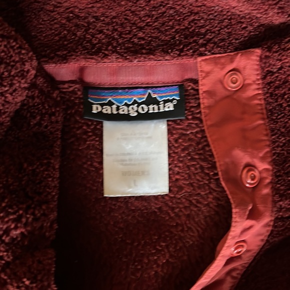 Patagonia retool dark red snap fleece - Picture 2 of 4
